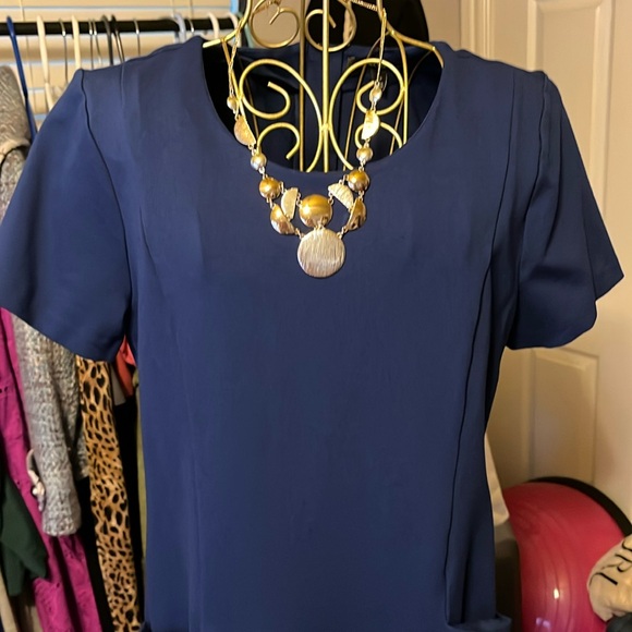 Blue Short Sleeve banana republic dress - Picture 3 of 8